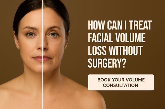 before and after treating volume loss